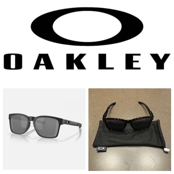 NEW OAKLEY Catalyst® (Low Bridge Fit) Black Iridium Lenses, Polished Black Frame - Picture 1 of 16